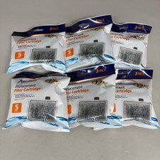 AQUEON 6 PACK Replacement Filter Cartridges Size Small For Fish Tanks