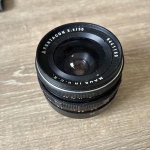 M42 Mount Lens Pentacon 30mm F/3.5 M42 Screw Mount Manual Focus, Preset Aperture