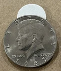 1985 D Kennedy Half Dollar -Nice Rim-Free Shipping