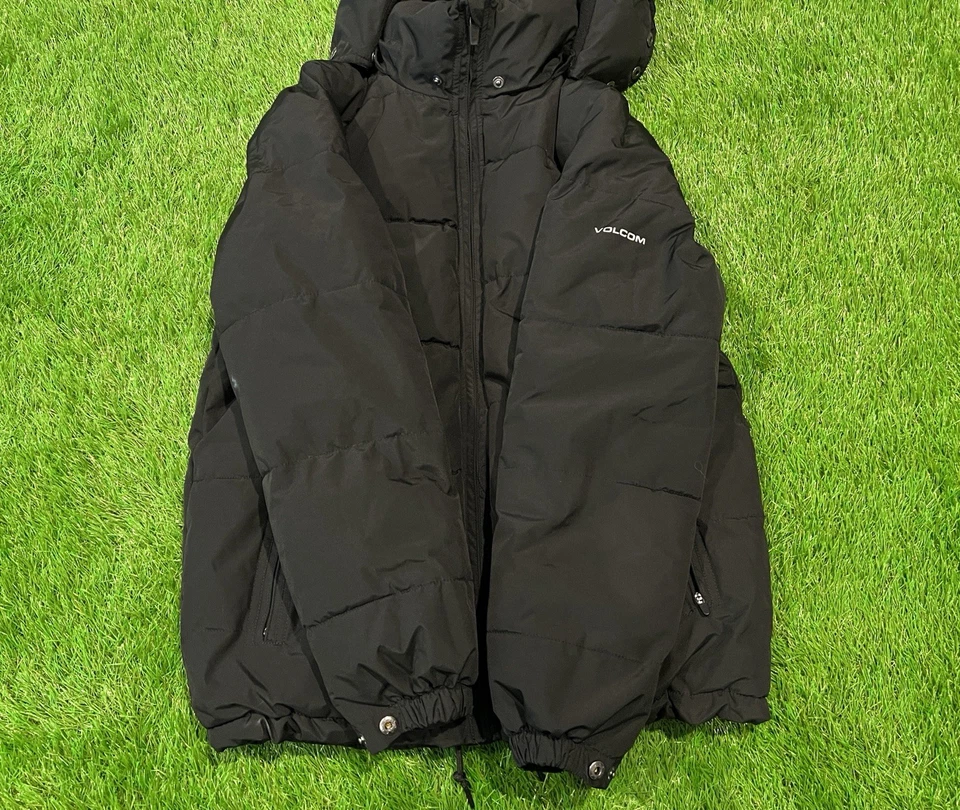 Volcom Jacket Snow Hooded Zip Water Resistant 5000MM Insulated Puffer - Size XS - Image 3 of 4