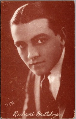 Richard Barthelmess Silent Film Star Actor RPPC Postcard Evans L.A.