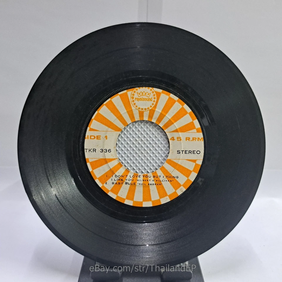 GILBERT O'SULLIVAN /NEIL SEDAKA /MAUREEN MCGOVERN /PAUL ANKA THAILAND EP 45 THAI - Image 3 of 4