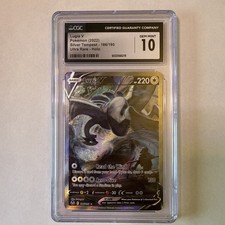 CGC 10 GEM MINT Lugia V 186/195 Alternative Alt Art Ultra Silver Tempest Pokemon