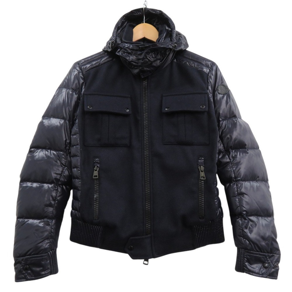 MONCLER Docking Puffer Jacket Black Patch Down Fe… - image 3