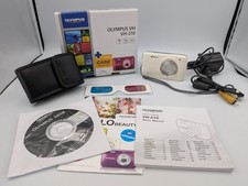 Olympus Digital Camera VH-210 14.0MP White Tested Excellent Condition