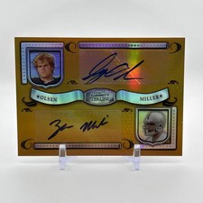 2007 Bowman Sterling Dual Gold Greg Olsen Zach Miller auto /250 BSHC-OM