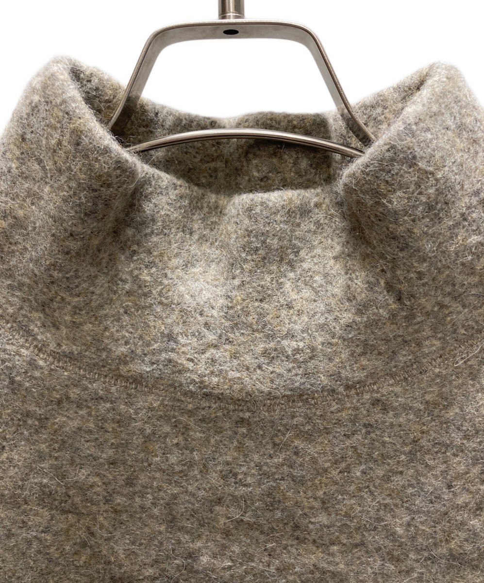 MARKA ANGOLA SHEEP PILE HIGH NECK Size: 2 Beige Men M18C-06CS02C  