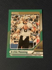 2024 Panini Donruss - Archie Manning #195 Green Press Proof - New Orleans Saints
