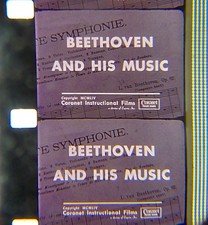16mm BEETHOVEN AND HIS MUSIC---------500 FEET COLOR
