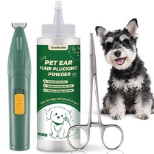 Dog Ear Hair Removal Tool 30g Ear , 5.5" Hemostat Dog Ear Trimmer Helps...