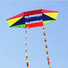 Colorful Kite Surfing Beach Kite Giant Long Tail Huge Wing Span Easy to Fly
