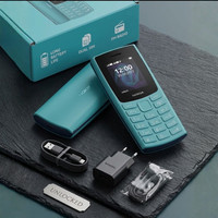Nokia 105 (2023) Feature Phone - Cyan Blue - Unlocked