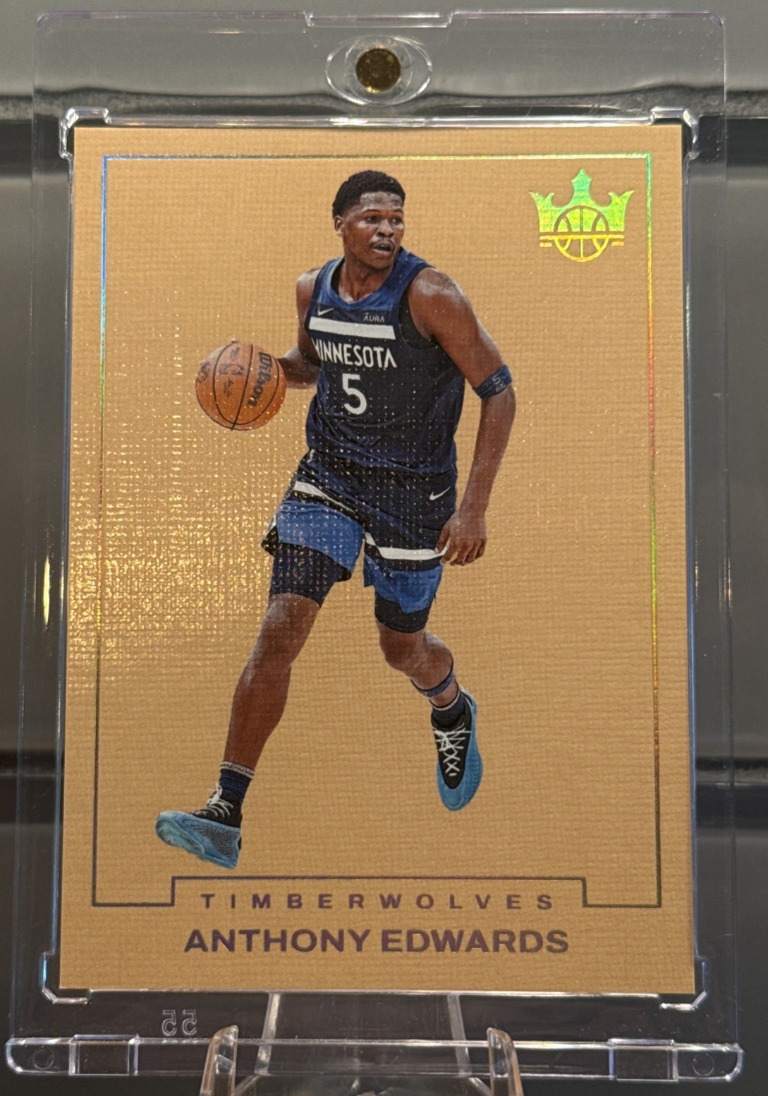 Anthony Edwards #7 (Basketball Cards 2024 Panini Court Kings Blank Slate) — is it worth grading?