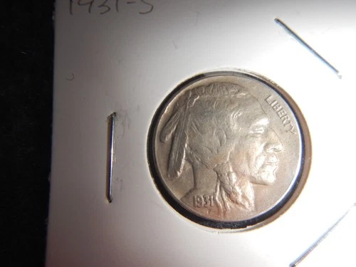 1931-S Buffalo Nickel 5¢ | Key Date | XF Extra Fine | San Francisco Mint