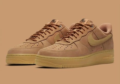 Nike Air Force 1 Low, Full Suede Upper + Gum Sole, ''Desert Ochre'' Colorway