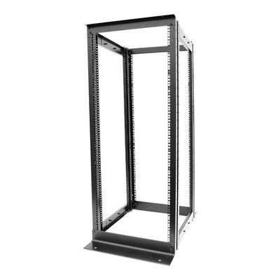 4-Post 27U Open Frame Server Rack for 19'' IT Network Equipment & A/V Devices，...