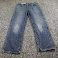 VTG Ecko Unltd Jeans Mens 36X32 Dark Blue Denim Wide Leg Baggy Skate Grunge Y2K