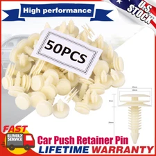 50X Door Trim Panel Retainer Car Fasteners Clips Push Pin for GM Chevy Buick GMC
