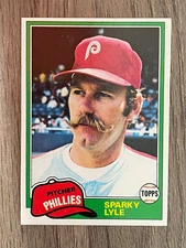 1981 Topps #719 Sparky Lyle - Philadelphia Phillies