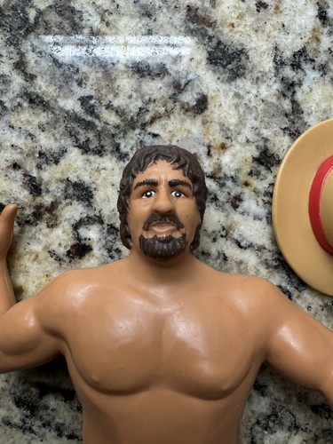 WWF LJN Terry Funk Wrestling Superstars Figur mit Hut, Top Zustand - Bild 3 von 8