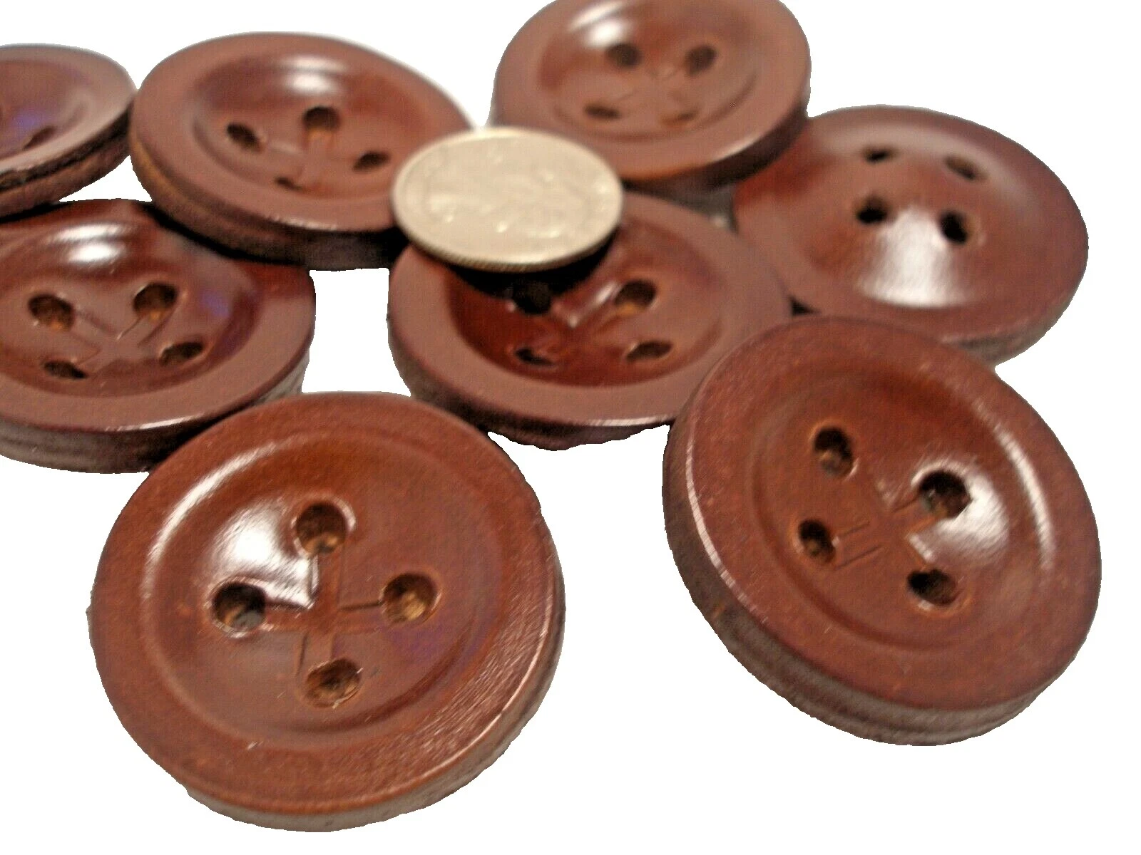 Leather Costumes Round Sewing Buttons