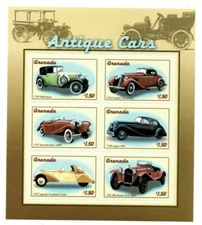 Grenada - 2000 - Antique Cars - Sheet Of 6 stamps - MNH