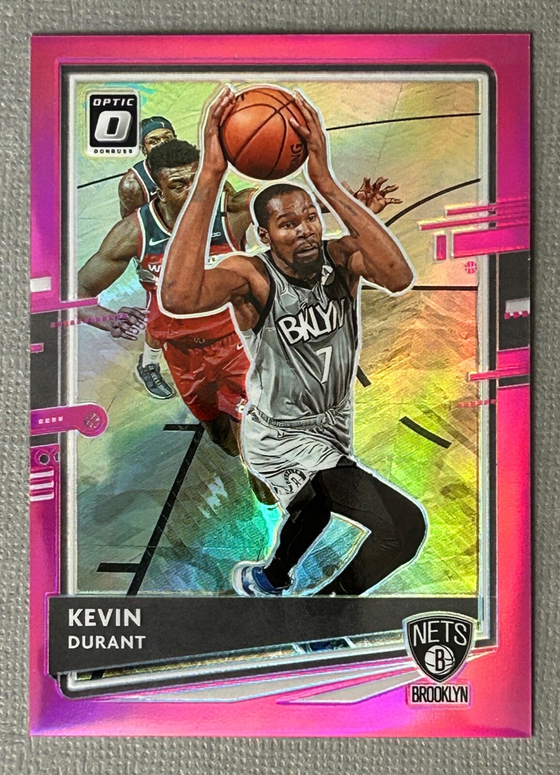 2020 Optic Basketball Kevin Durant #136 Pink Prizm 2/25 Brooklyn Nets