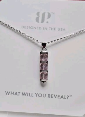BP NECKLACE RBP8530 ''Elegantly Enchanted'' LC Rose Quartz On Sterling Silver