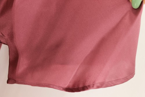 Nordstrom Women's Silk Dress Size S Color Dusty Pink V-Neck Short Sleeve New - Picture 5 of 6