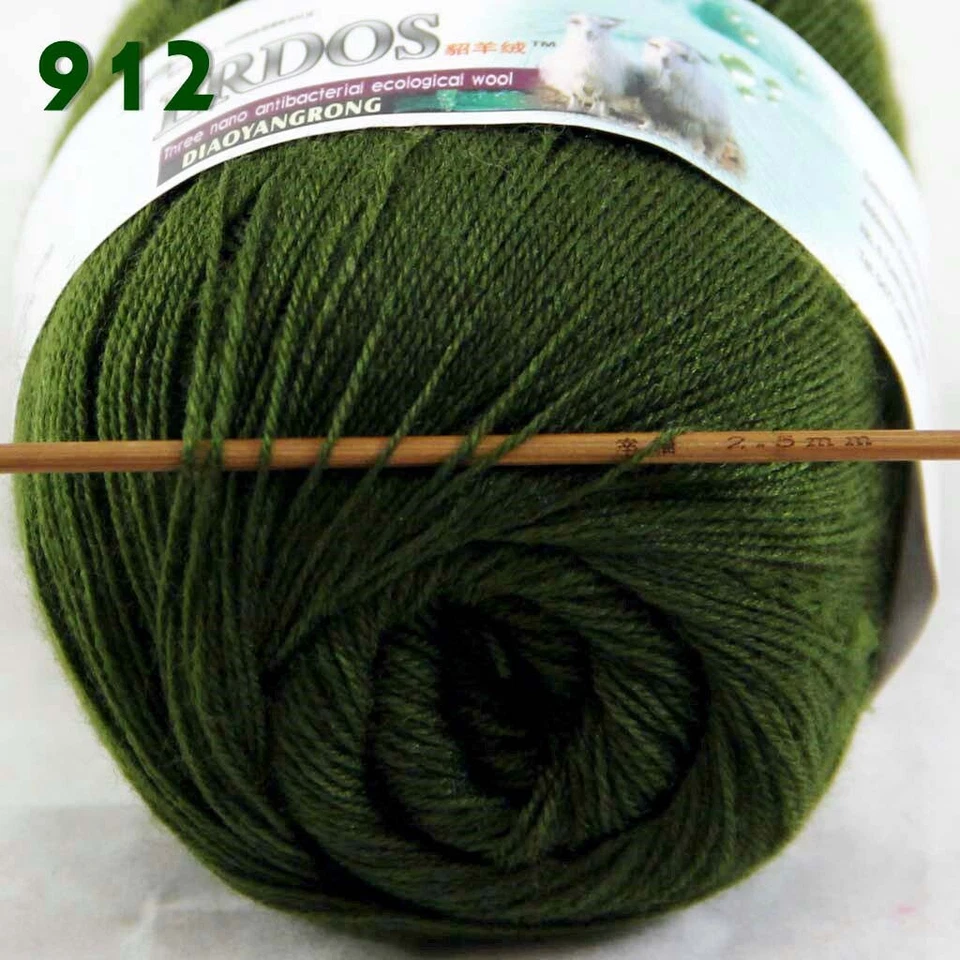 Sale 6 Skeinsx50g LACE Soft Acrylic Wool Cashmere hand knitting Crochet Yarn 912 - Image 4 of 4