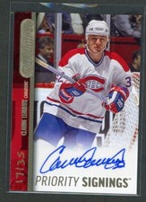 2015-16 Parkhurst Fall Expo Priority Signings Auto. C. Lemieux /35 *16499