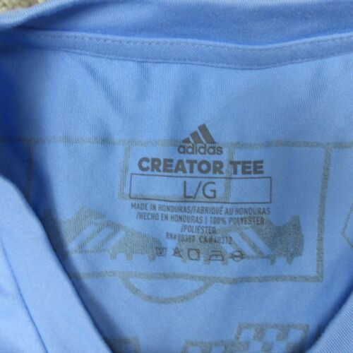New York City Football Club Shirt Mens Large Blue Adidas Creator Tee Soccer NYC - Picture 3 of 10
