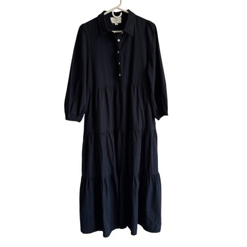 Pomander Place Navy Mabel Maxi Dress, Size L