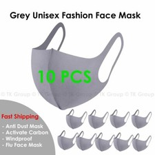 Face Fashion Gray Mask Washable 3D/ Ship within 24Hrs Choose Your Quanitities