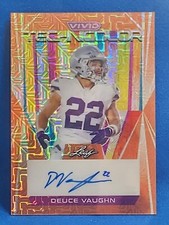 2023 DEUCE VAUGHN LEAF VIVID TECHNICOLOR ORANGE MOJO PRIZM RC AUTO T-DV1 SP 3/3
