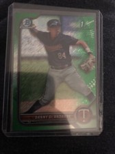 2022 Bowman Chrome Danny De Andrade 1st Prospect Green Shimmer Refractor /99