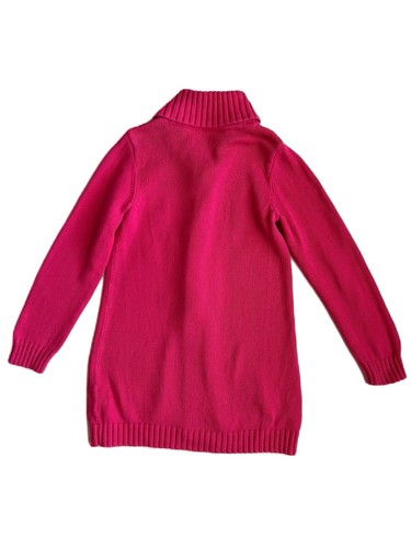 Hanna Andersson Girl’s Pink Floral Embroidered Cotton Cardigan Sweater Size 130 - Picture 2 of 14