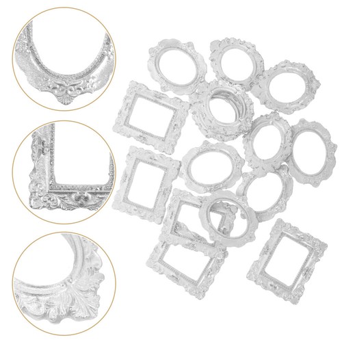 15 Pcs Small Photo Frame Accessories Mini Vintage Picture Frames Resin - 第 8/12 張圖片