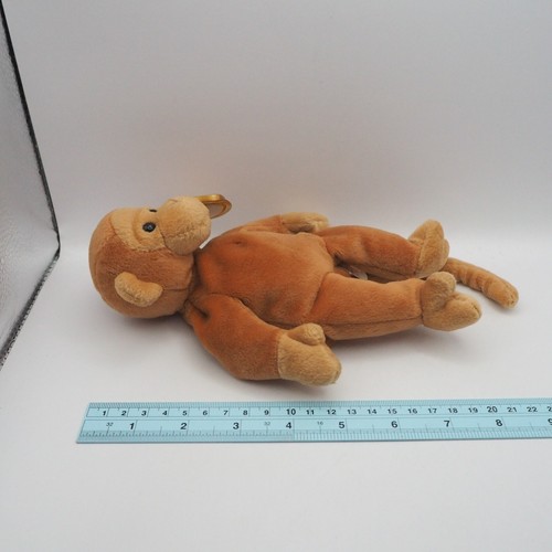 Ty Beanie Baby TY Bongo C0912C Plush Monkey 8" Plush Stuffed Toy Doll - Afbeelding 3 van 9