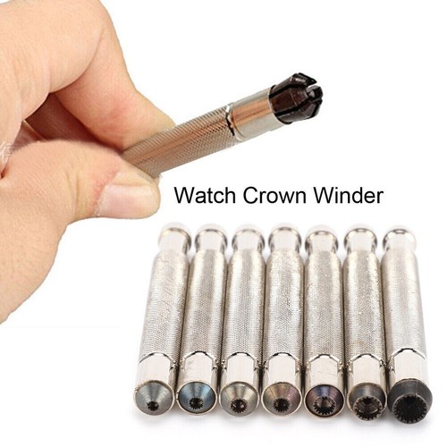 3.0-7.0 Watch Crown Winder Helper Mechanical Winding Watchmaker Repair Tools Kit - Picture 3 of 6