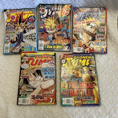 Shonen Jump 2006 Lot 1-3 6-7 9-12 Anime Magazines Manga Volume 4 9