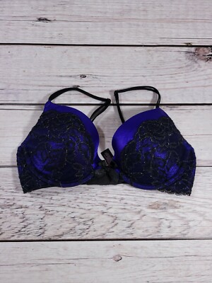 Victoria's Secret Very Sexy Collection Lace Push Up Plunge Bra 34C F8 | eBay
