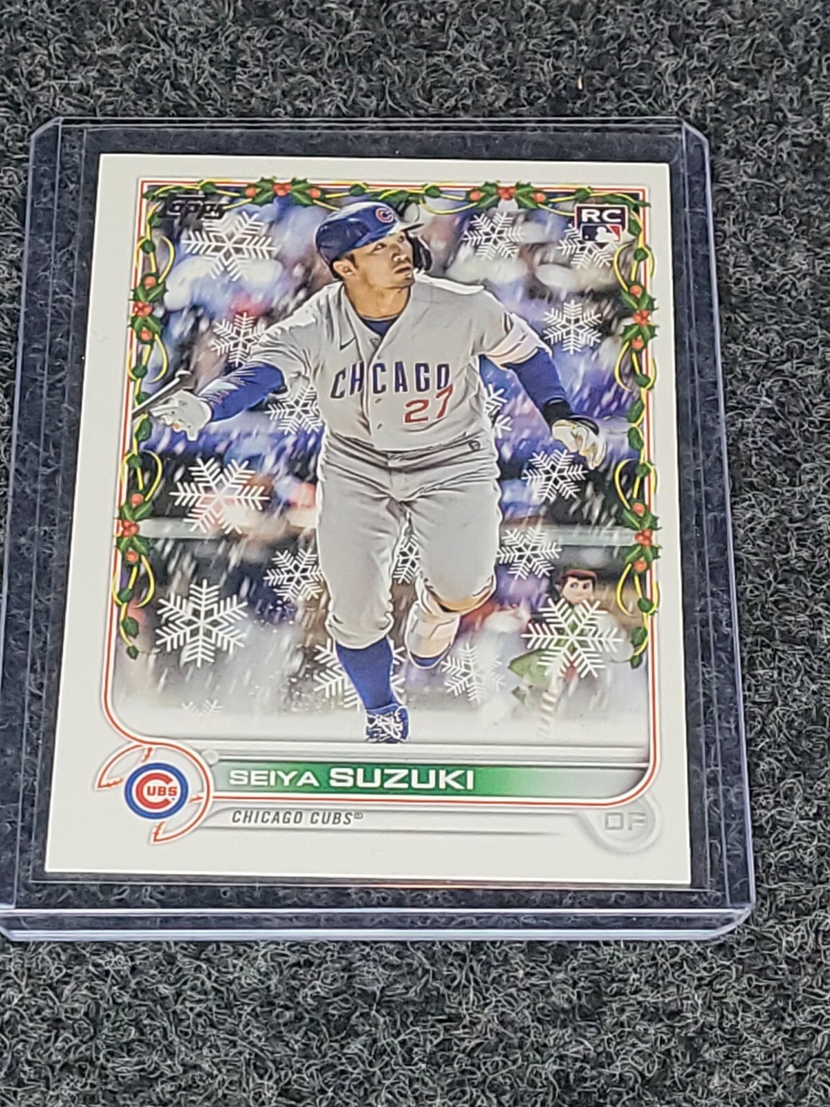 2022 Topps Holiday Seiya Suzuki CUBS ROOKIE RC ULTRA RARE SSP Code 821 (ELF)