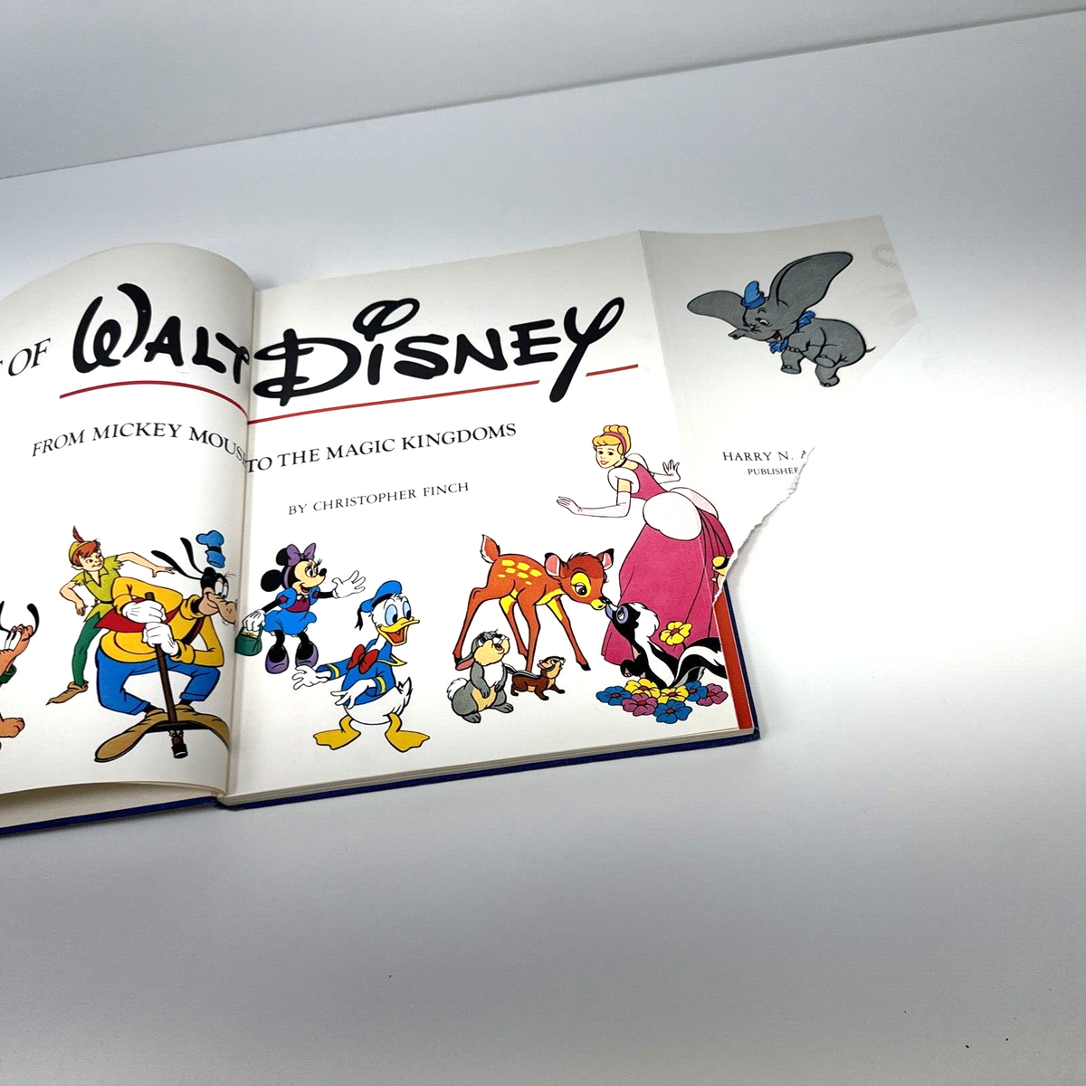 THE ART OF WALT DISNEY Animation 1975 Christopher Finch Hardcover