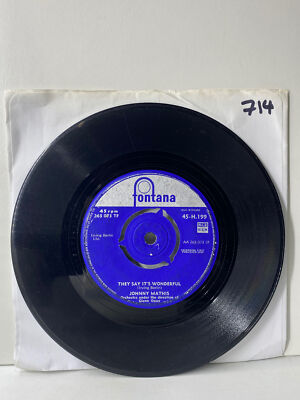 They Say It's Wonderful / Someone von Johnny Mathis - Single 7'' Vinyl