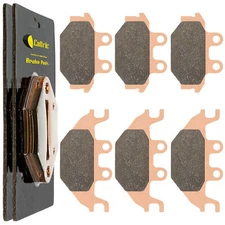 Front and Rear Brake Pads for Arctic Cat Alterra 300 2017-2022 Prowler 500 18-22