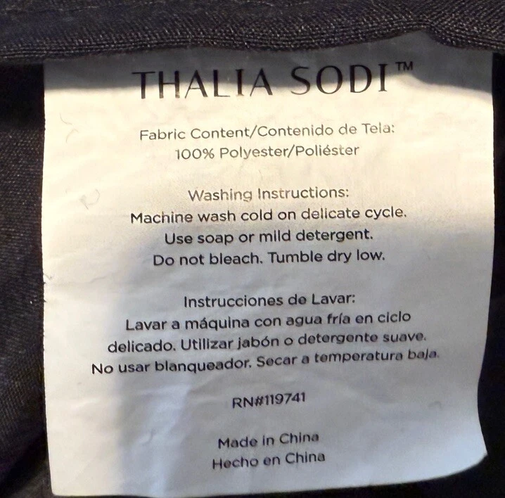 Fundas de almohada Thalia Sodi fundas 2 negras terciopelo canal rayas par de ropa de cama de lujo Foto 4 de 4