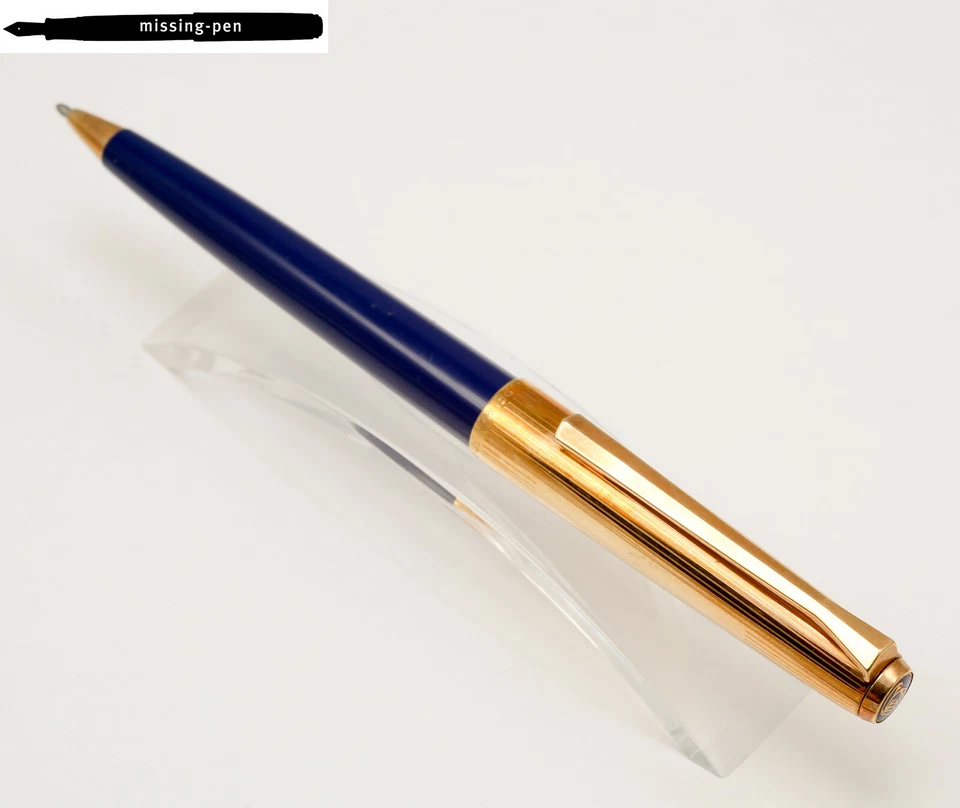 Bolígrafo Pelikan R30 azul zafiro muy raro - dorado/oro laminado (años 60) Foto 3 de 4