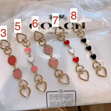 New! For Coach nolita/teri bag Extended chain (Strawberry/ pearl/floral) No bag!