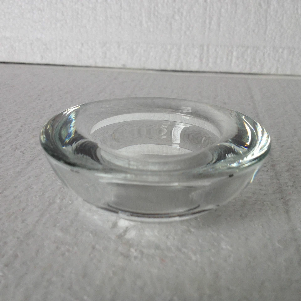 "Lote 18 candelabros de vidrio transparente luz de té boda fiesta centro de mesa 3""x3/4""" Foto 4 de 4